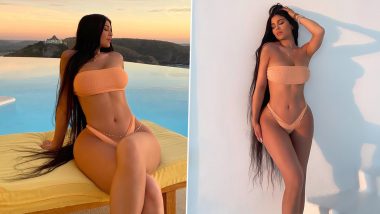 Kylie Jenner Flaunts Her Sexy Figure in a Peach Bikini From Her 'Dreamy' Mexico Vacation (See Pics)