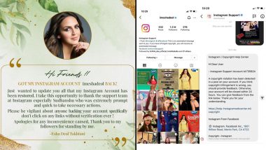 After Farah Khan and Asha Bhonsle, Esha Deol's Instagram Account Hacked and Recovered
