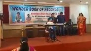 AS Hariharan, 13-Year-Old Boy, Achieves Feat To Enter &lsquo;Wonder Book of Records&rsquo; by Playing 20 Songs in 30 Minutes on Keyboard With Blindfold