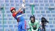 AFG vs IRE 2nd ODI 2021 Live Streaming Online and Match Timings in India: Get Afghanistan vs Ireland Match Free TV Channel and Live Telecast Details