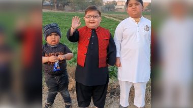 'Piche Toh Dekho' Kid Ahmad Shah Greets Everyone a Happy New Year, But His Little Sibling Umer is Winning Hearts This Time (Watch Cute Video)