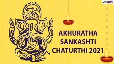 Akhuratha Sankashti Chaturthi 2021 Date and Moonrise Time: Know Chandradoya Time in Indian Cities, Auspicious Tithi, Rituals and Significance of the Day Dedicated to Lord Ganesha