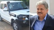 Anand Mahindra Shares Picture of Matthew Hayden Driving Scorpio Getaway Outside The Gabba Cricket Ground, Says Keep That Engine Revving As India vs Australia Series Comes Down to Engrossing Final Day&rsquo;s Play