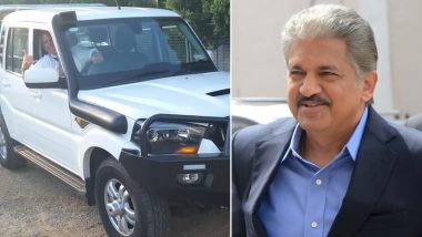 Anand Mahindra Shares Picture of Matthew Hayden Driving Scorpio Getaway Outside The Gabba Cricket Ground, Says Keep That Engine Revving As India vs Australia Series Comes Down to Engrossing Final Day’s Play