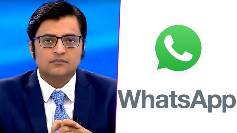 WhatsApp Chats of Arnab Goswami and BARC Ex-CEO Partho Dasgupta Leaked, Maharashtra HM Anil Deshmukh Says Gathering Information About ‘Leaked Chats’