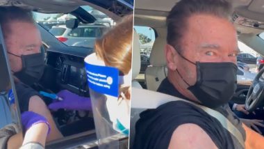 Arnold Schwarzenegger Receives COVID-19 Vaccine And The Terminator Star Says, ‘Come With Me If You Want To Live’ (Watch Video)