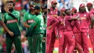 How To Watch Bangladesh vs West Indies 1st ODI 2021 Live Streaming Online in India? Get Live Telecast of BAN vs WI Match & Cricket Score Updates on TV
