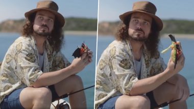 Man Eating Bat Sandwich in Australian Ad Sparks Controversy, Camping Advert Investigated for COVID-19 Reference (Watch Video)