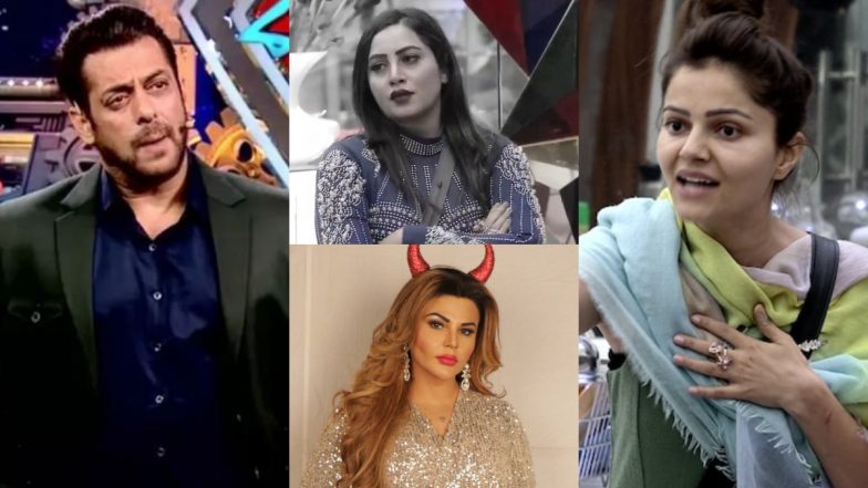 BB 14: Salman Khan Backs Rakhi and Arshi, Blasts Rubina-Jasmin For Being Nasty