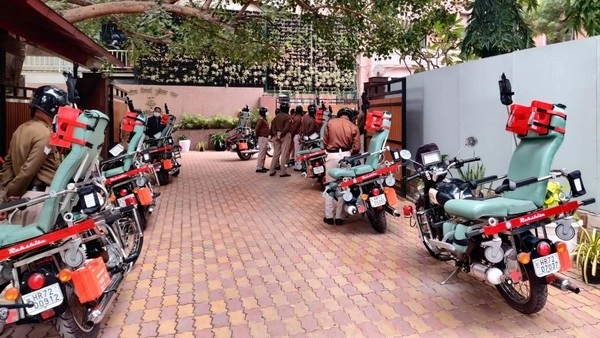 Rakshita: CRPF Gets 21 DRDO-Developed Bike Ambulances for Remote Area Operations