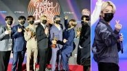 BTS at 2021 Golden Disc Awards: Jungkook Debuts Blonde Hair at the Music Event and ARMYs Go Bonkers! Pics of the K-Pop Singer&rsquo;s Latest Look Take Over Social Media