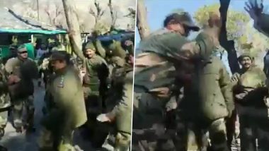 New Year 2021 Celebration: BSF Jawans Shake a Leg and Celebrate in Kashmir, Watch Video