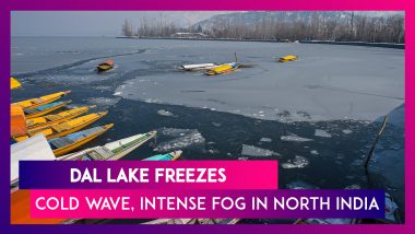 Dal Lake Freezes As Srinagar Records Coldest Night In 30 Years; Cold Wave, Intense Fog To Continue In North India