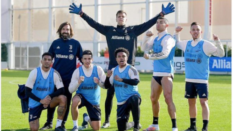 Cristiano Ronaldo Reacts As Juventus Beat SPAL 4-0 to Qualify for Coppa Italia Semi-Finals