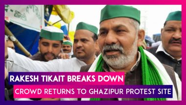 Rakesh Tikait's Tearful Resistance Brings More Farmers To Ghazipur Protest Site
