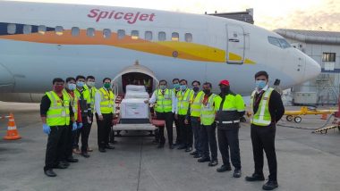 SpiceJet Says ‘Transported 3.5 Tonnes of COVID-19 Vaccines to 11 Cities Today’