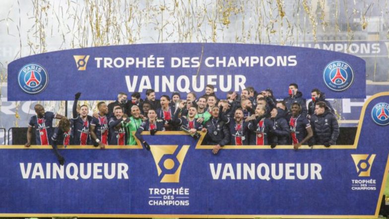 Neymar Scores Penalty as PSG Beats Marseille 2-1 to Win the Champions Trophy