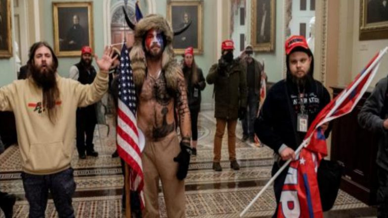 QAnon Shaman Asks Donald Trump For Pardon After Storming US Capitol