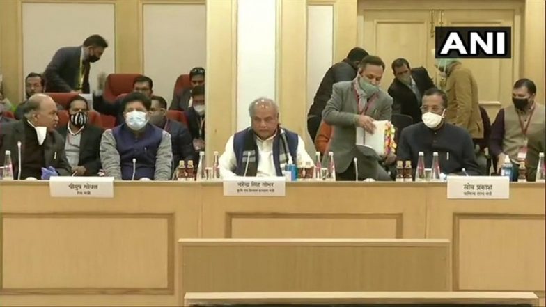 Farmers’ Protest Against Farm Laws: 10th Round of Talks Between Government and Farmers’ Leaders Begin in Delhi