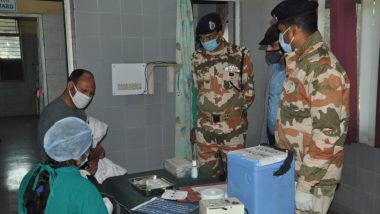 COVID-19 Vaccination in India: 60 ITBP Personnel Receive Coronavirus Vaccine Shot in Haryana's Panchkula