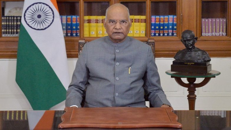 Holi 2021: President Ram Nath Kovind Extends Wishes to the Nation on Festival of Colours