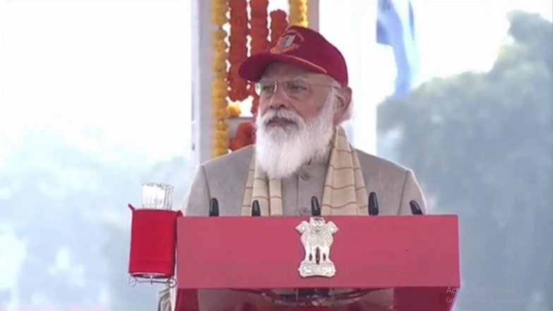 PM Narendra Modi Addresses NCC Rally at Cariappa Ground in Delhi, Says ‘India Will Soon Become Big Producer of Defence Equipment’