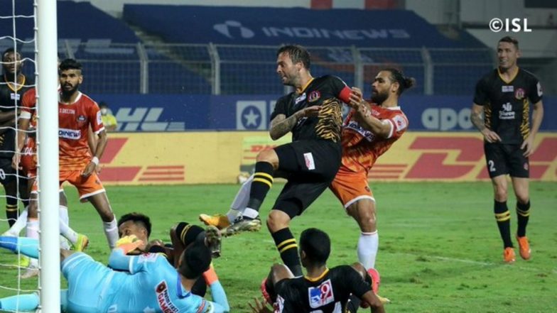 FC Goa 1-1 SC East Bengal, ISL 2020-21 Match Result: 10-Man Goa Soak in Bengal's Dominance to Salvage a Point