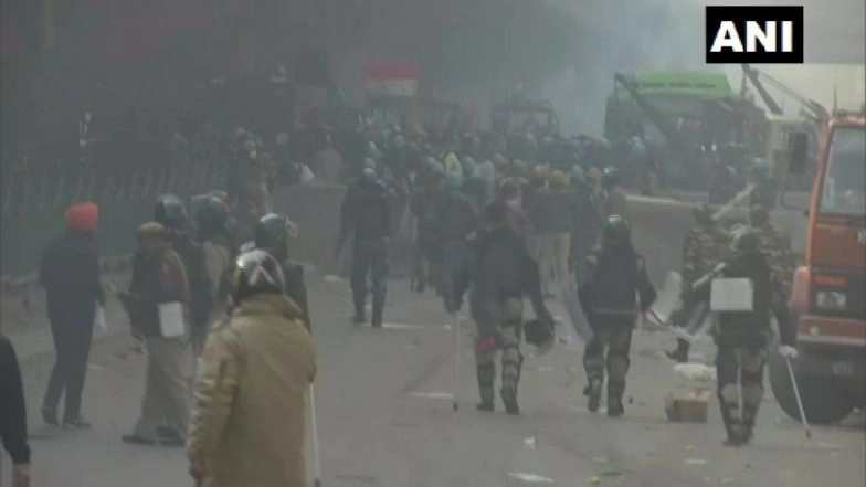 High Alert in Haryana After Farmers' Tractor Parade Turns Violent at Some Places in Delhi
