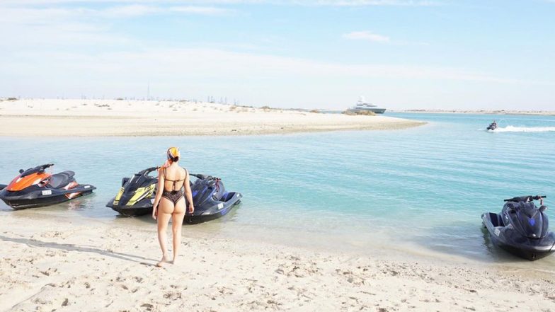 Georgina Rodriguez Flaunts Her Perky Peaches! Check out the Smokin' HOT Pic of Cristiano Ronaldo's Girlfriend Soaking in Some Vitamin D at Dubai Beach