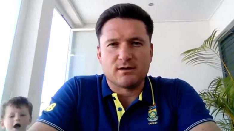 Graeme Smith’s Son Crashes Virtual Press Conference to Get His Shoelaces Tied, Video Goes Viral