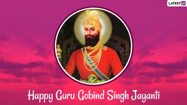 Guru Gobind Singh Jayanti 2021 Wishes: WhatsApp Stickers, GIF Greetings, Photo Messages, HD Images, SMS and Quotes To Celebrate Birthday of Tenth Sikh Guru