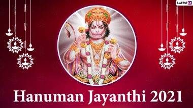 Hanuman Jayanthi 2021 Date in Tamil Calendar: Know Tithi, Shubh Muhurat, Significance and Celebrations of Lord Hanuman's Birth in Tamil Nadu