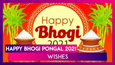 Happy Bhogi 2021: Wishes, Greetings, WhatsApp Messages, Images to Celebrate the First Day of Pongal