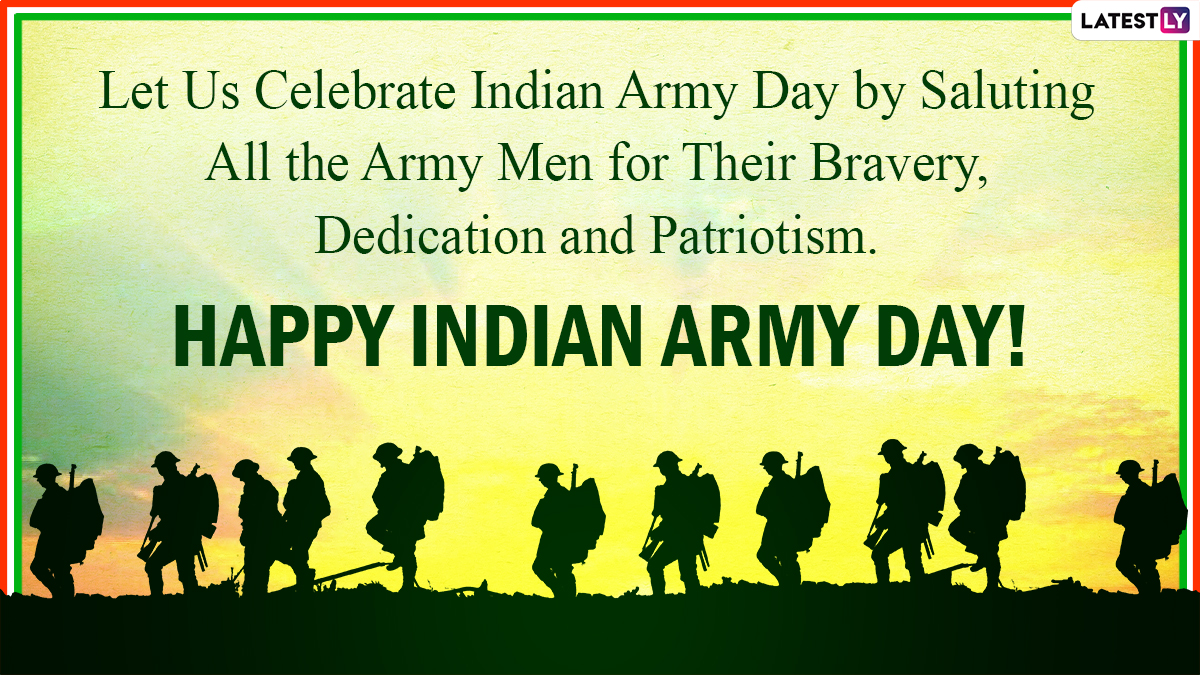 Army Day 2022 Images & Sena Diwas HD Wallpapers for Free Download Online: Wish Happy Indian Army Day With WhatsApp Stickers, Messages, Quotes and Greetings