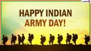 Army Day 2021 Wishes and HD Images: WhatsApp Stickers, HD Images, Facebook Messages and GIFs to Honour the Jawans of Indian Army