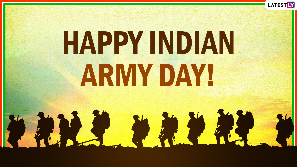 Army Day 2022 Images & Sena Diwas HD Wallpapers for Free Download Online: Wish Happy Indian Army Day With WhatsApp Stickers, Messages, Quotes and Greetings