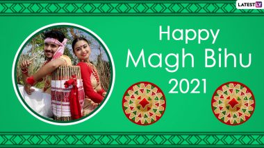 Happy Magh Bihu 2021 Wishes and WhatsApp Stickers: Bhogali Bihu HD Images, Bihu Messages, Facebook Greetings and GIFs to Celebrate the Harvest Festival of Assam