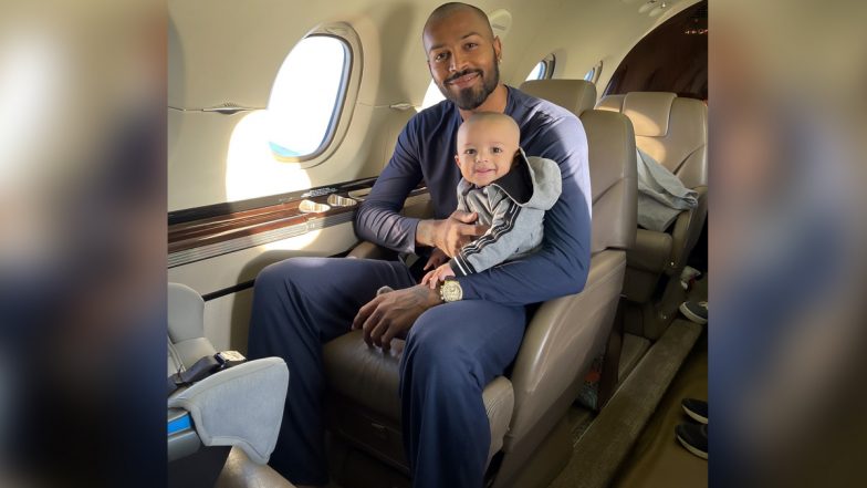 Hardik Pandya’s Son Agastya Boards Flight for the First Time, All-Rounder Shares Adorable Picture