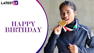 Hima Das Birthday Special: From Creating History at U20 World Championships to 2018 Asian Games Gold, Look at Incredible Records and Achievements of the ‘Dhing Express’
