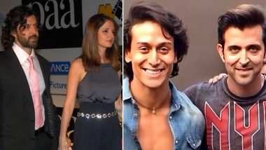 Hrithik Roshan Birthday: Sussanne Khan Shares Unseen Pics, Tiger Shroff Posts an Action-Packed Video As They Wish the Greek God on His Special Day