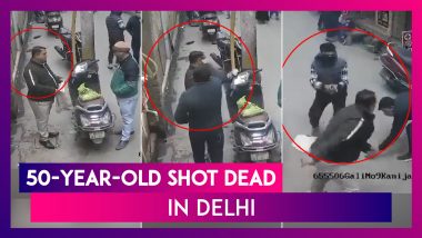 50-Year-Old Man Shot Dead In Delhi As Children Skated Past In Busy Locality; Act Caught On CCTV