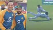 Imran Butt Takes Sensational Diving Catch On Debut To Remove Aiden Markram During PAK vs SA 1st Test at Karachi (Watch Video)