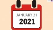 January 21, 2021 is a Unique Day! It's The 21st Day of The 21st Year of 21st Century Today, Know More