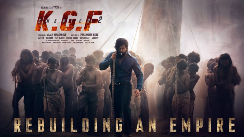 KGF Chapter 2: Teaser of Yash's Film Garners More than 200 Million Views; Director Prashant Neel Thanks Fans on Twitter