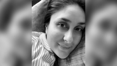 Kareena Kapoor Khan Channels Monday Mood in Pyjamas; Actress Shares Her Monochrome Pic on Instagram