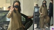 Kareena Kapoor Khan Ups Her Maternity Fashion, Stuns in a Printed Co-Ord Set With Kolhapuris (View Pics)