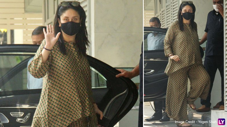Kareena Ups Her Maternity Fashion, Stuns in a Printed Co-Ord Set With Kolhapuris! 