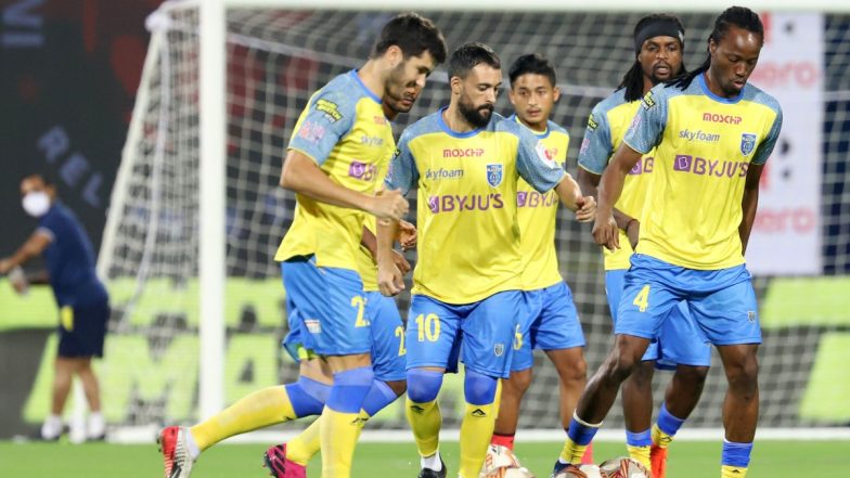 How to Watch Kerala Blasters FC vs Jamshedpur FC, ISL 2021-22 Live Streaming Online on Disney+ Hotstar? Get Free Live Telecast of Indian Super League Match & Score Updates on TV