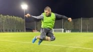 Khabib Nurmagomedov Displays His Football Skills While Playing Alongside AC Milan Legend Clarence Seedorf (Watch Video)