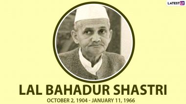 Lal Bahadur Shastri 55th Death Anniversary: Know Interesting Facts About the Second PM of India Who Coined thenu_nav_item_li active